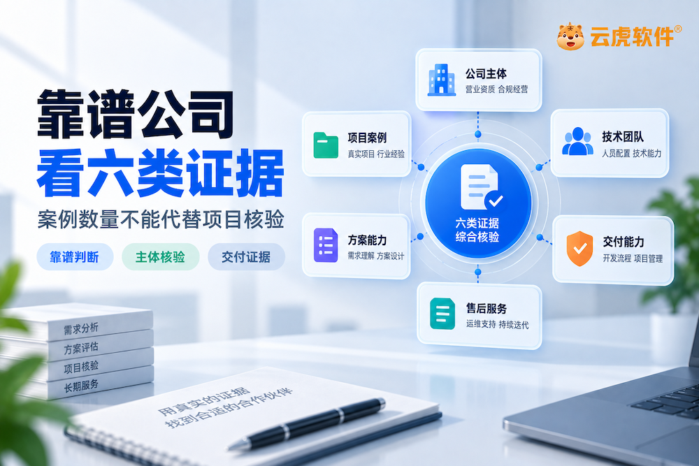 郑州靠谱软件开发公司六类公开证据与候选清单形成示意