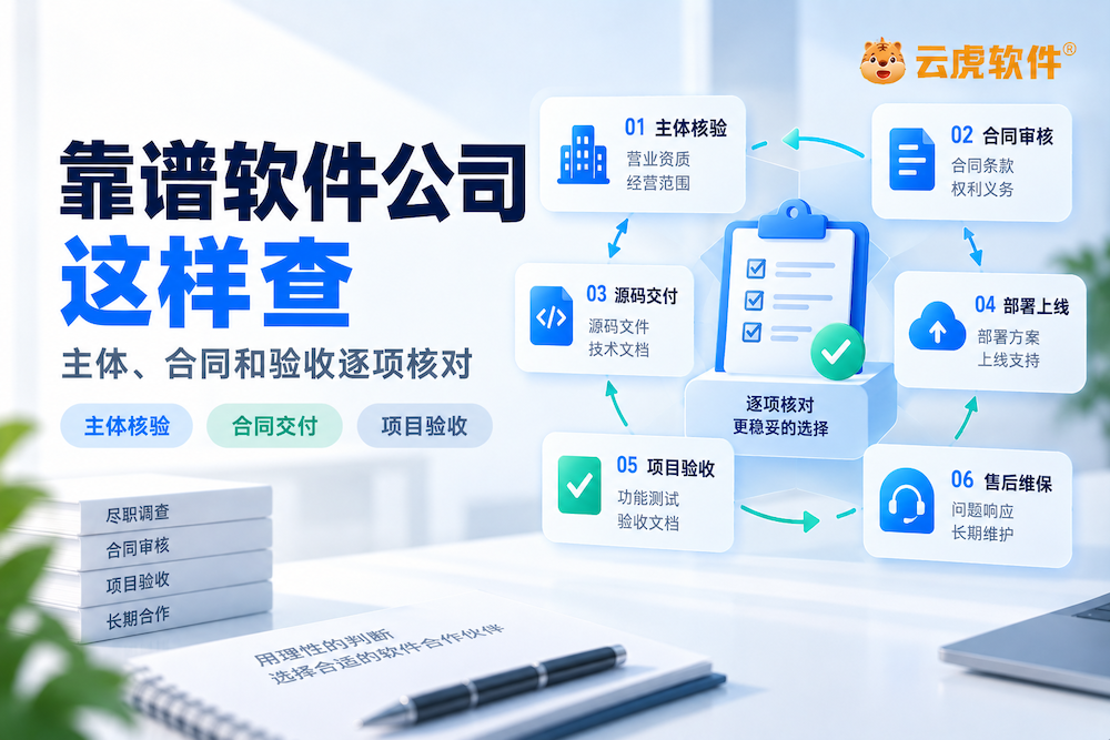 判断郑州软件开发公司主体合同源码部署验收维保证据链示意