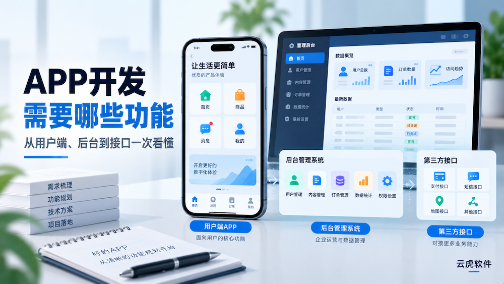 APP开发需要哪些功能