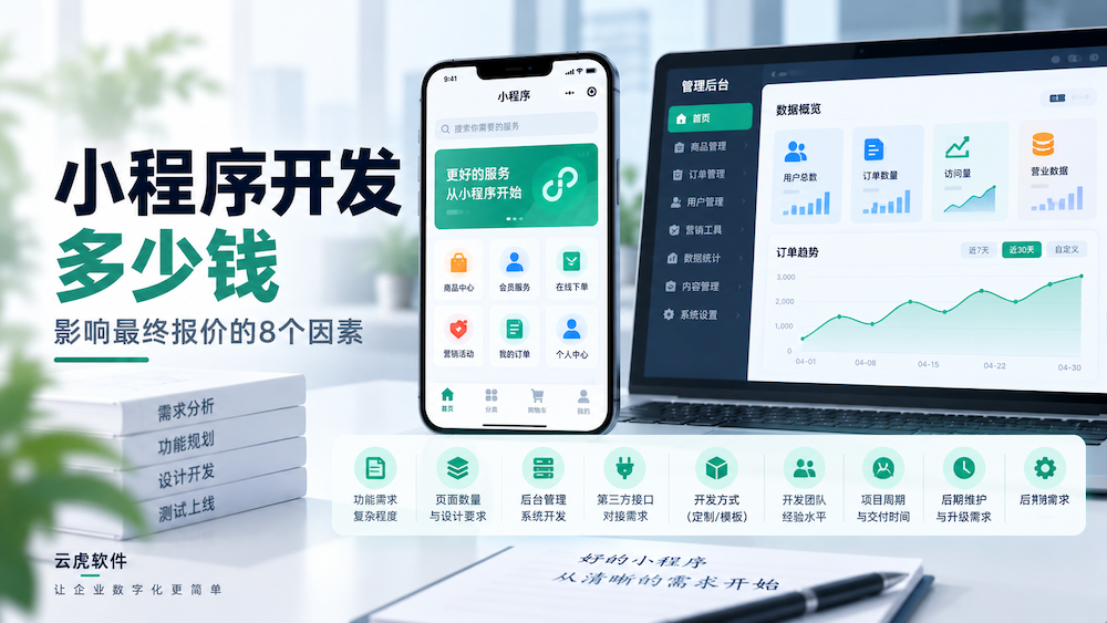 小程序开发多少钱:影响最终报价的8个因素