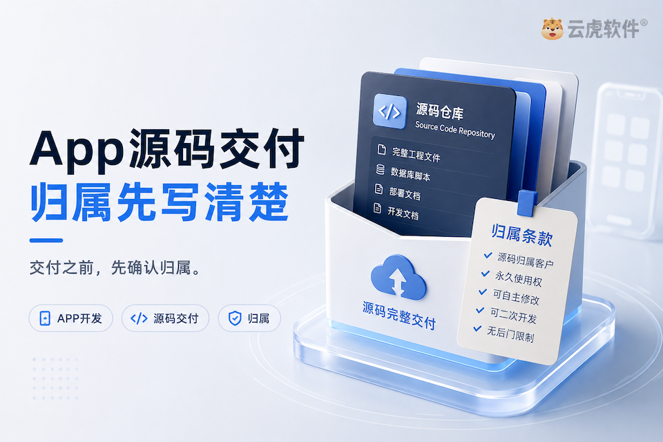 郑州App开发源码：交付归属与条款核对示意