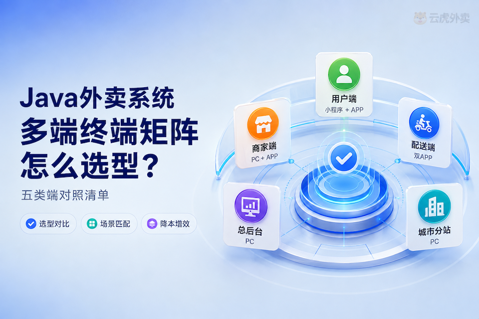 Java外卖多端终端矩阵