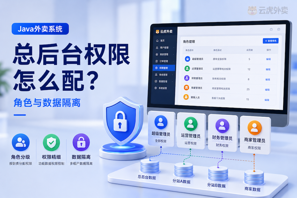 Java外卖总后台权限