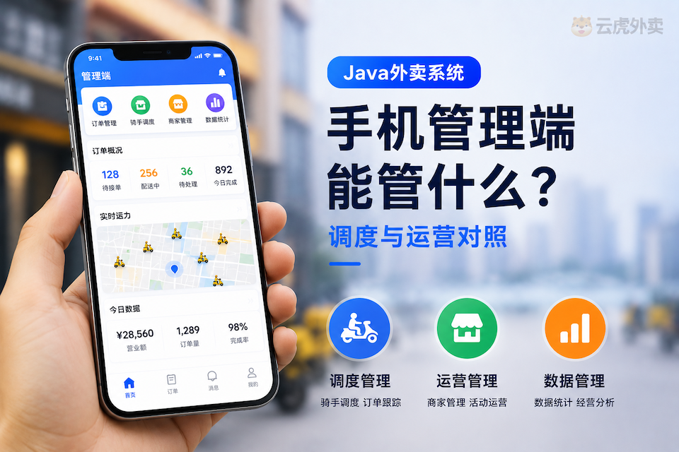 Java外卖手机管理端