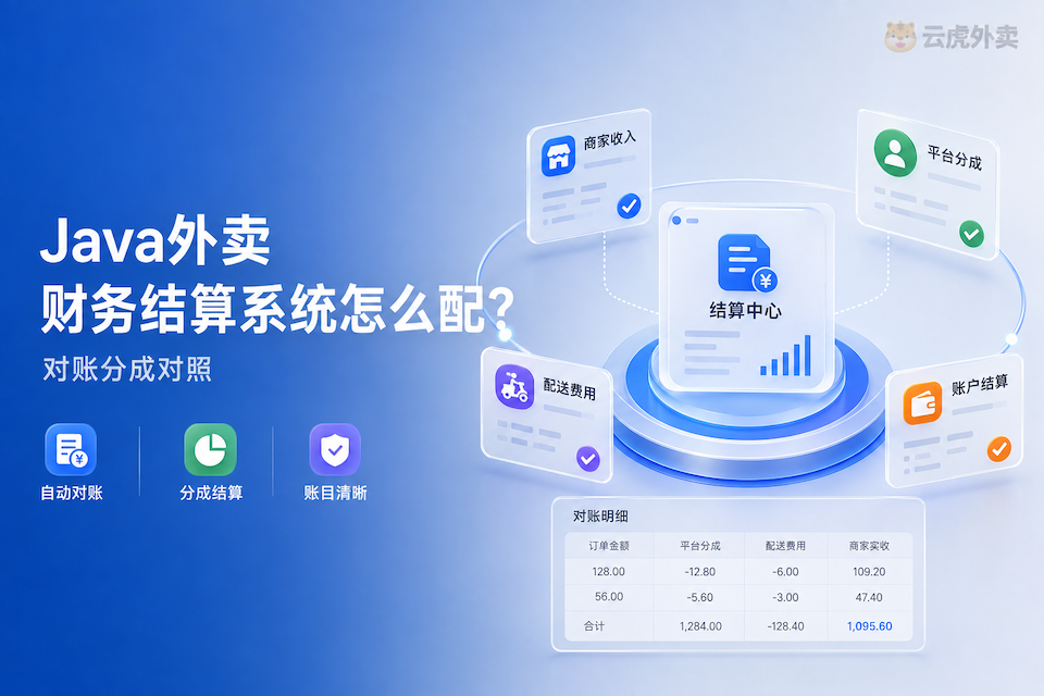 Java外卖财务结算系统